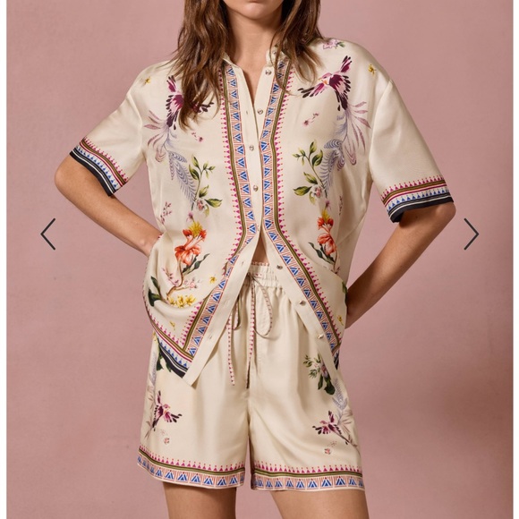 NWOT Johnny Was SET - shorts and top both size S